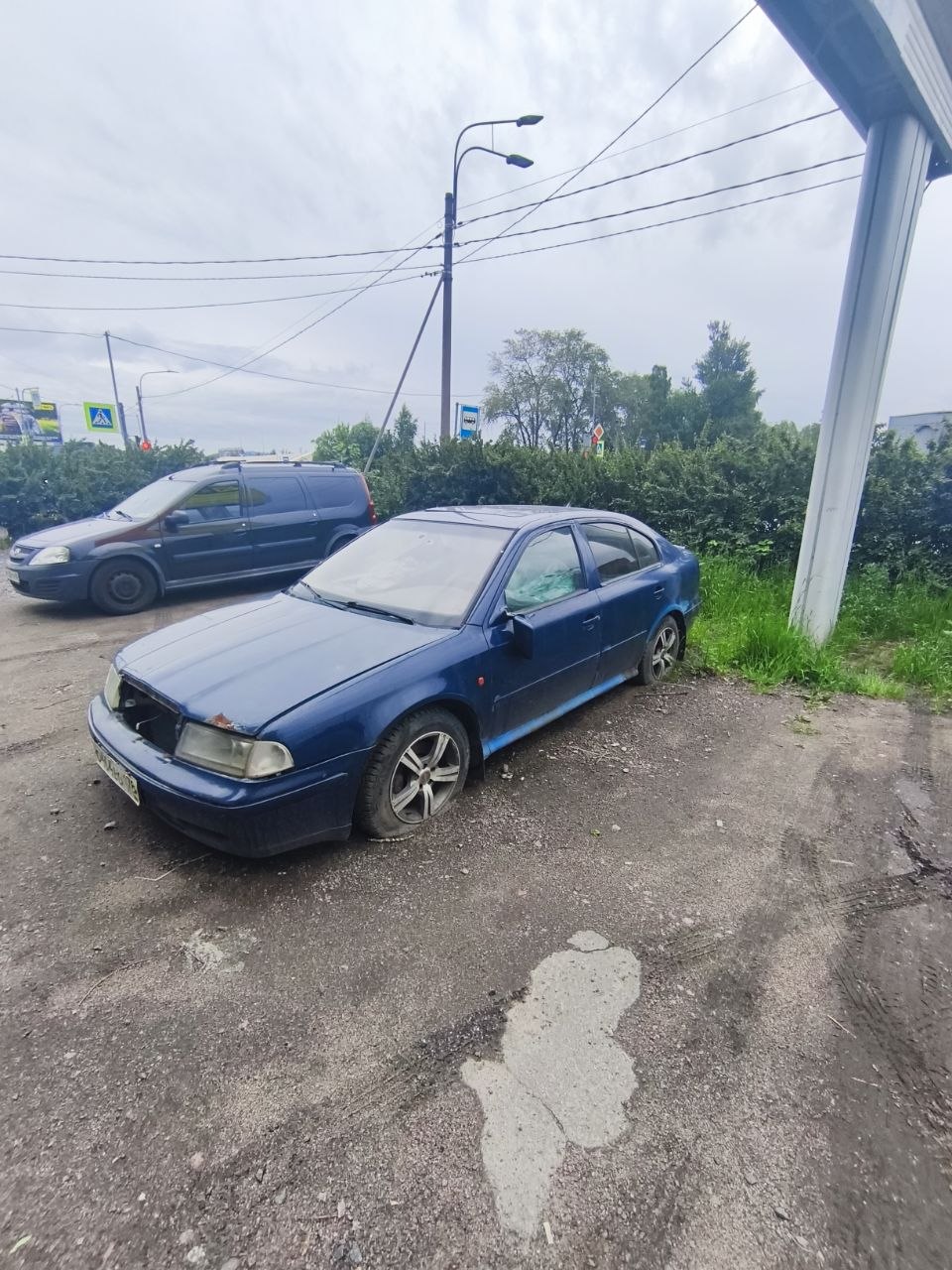 Škoda Octavia после ДТП